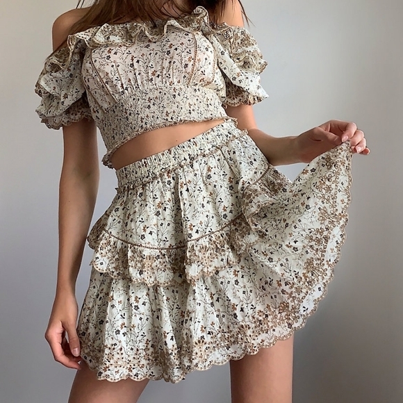 Crop Top & Skirt Sets